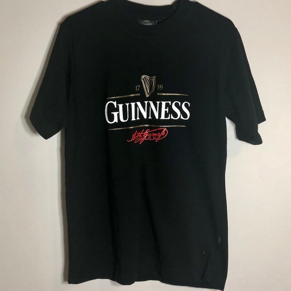 Official Guinness black harp logo size small tee - Picture 2 of 6